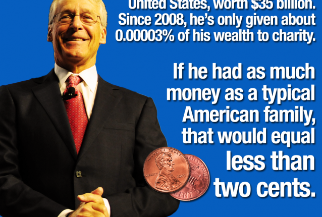 which billionaires give the most to charity